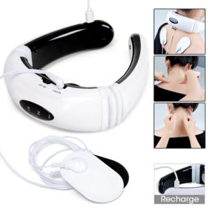 PulseTherapy™ - Masajeador de cuello con 2 electrodos